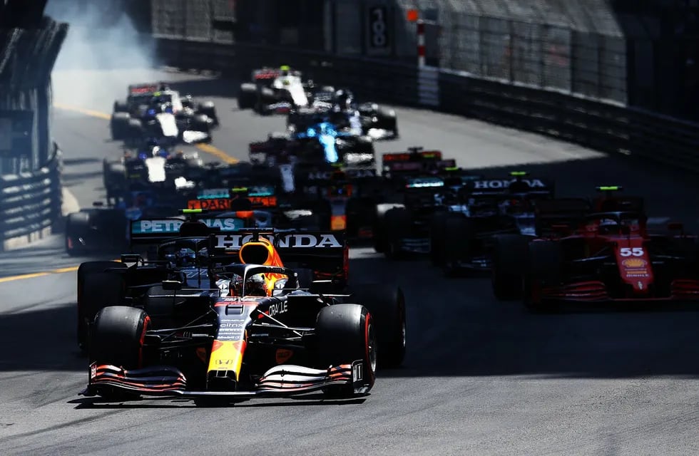 Verstappen, adelante de todos sus rivales en Mónaco.