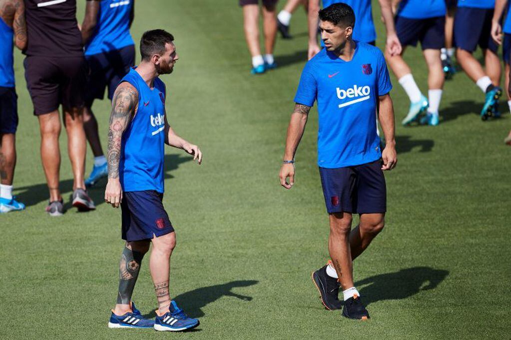 Lionel Messi sigue sin entrenarse con Barcelona. (EFE)