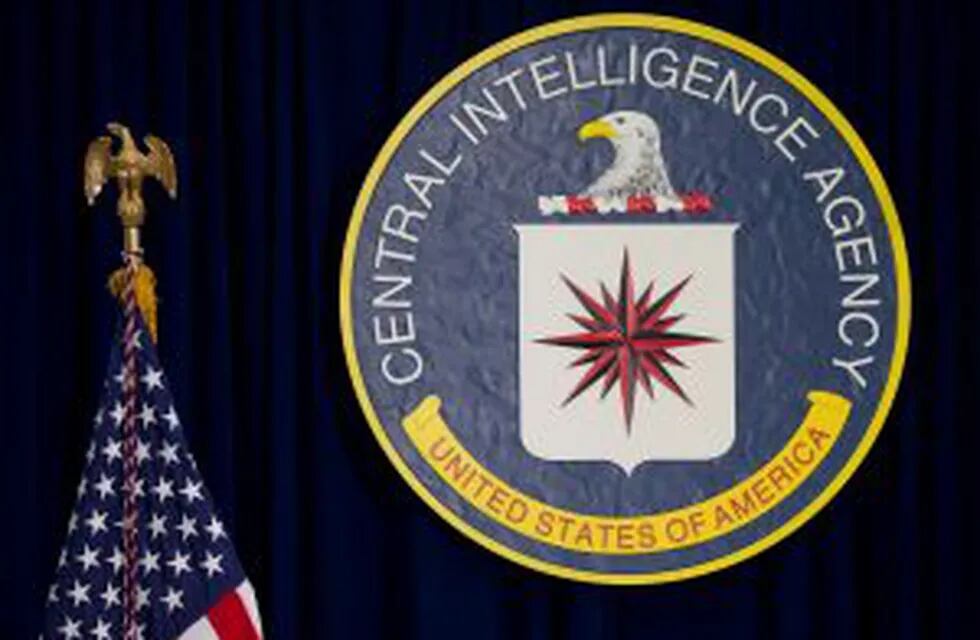 FILE - This April 13, 2016 file photo shows the seal of the Central Intelligence Agency at CIA headquarters in Langley, Va. A federal judge said Thursday, Jan. 19, 2017 that he's inclined to allow trial for a lawsuit against two psychologists who designed