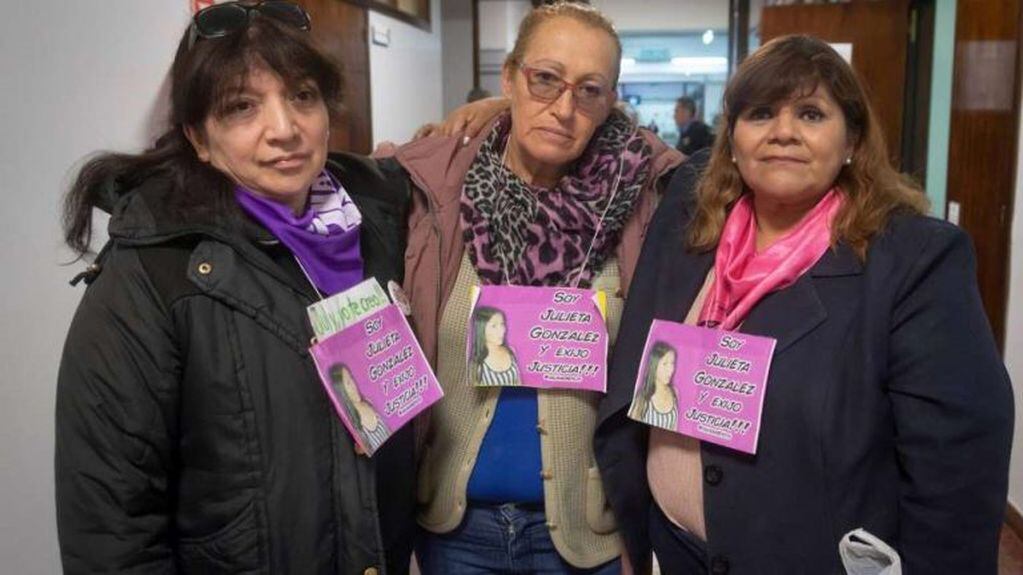 Piden justicia por el crimen de Julieta González. (Foto: Ignacio Blanco / Los Andes)