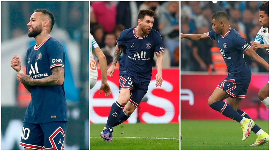 Neymar, Messi y Mbappé, los tres mejores pagos del PSG. 