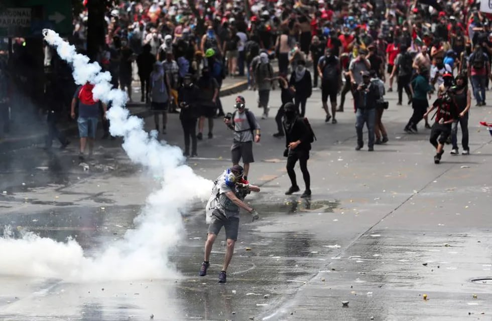 Protestas en Chile. (REUTER)
