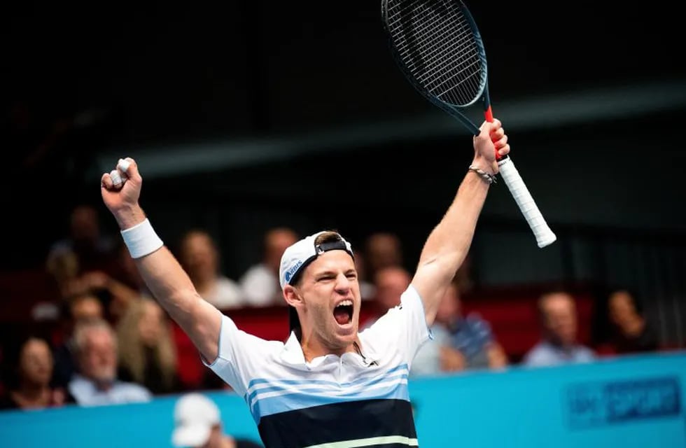 Diego Schwartzman avanzó a semifinales del ATP 500 de Viena. (AFP)