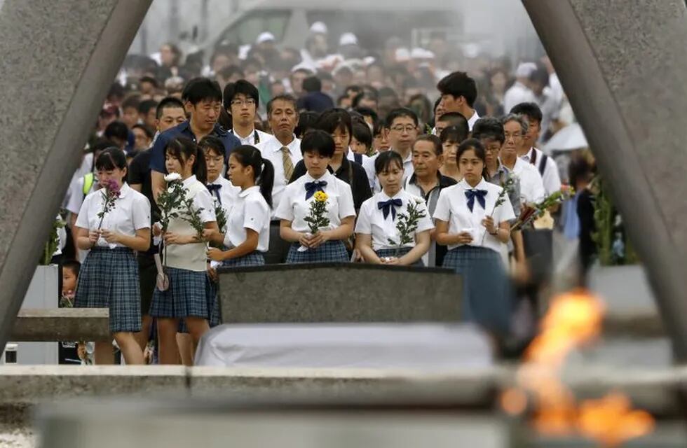 Japón conmemora 74 años de la bomba atómica que destruyó Hiroshima (Foto: REUTERS)