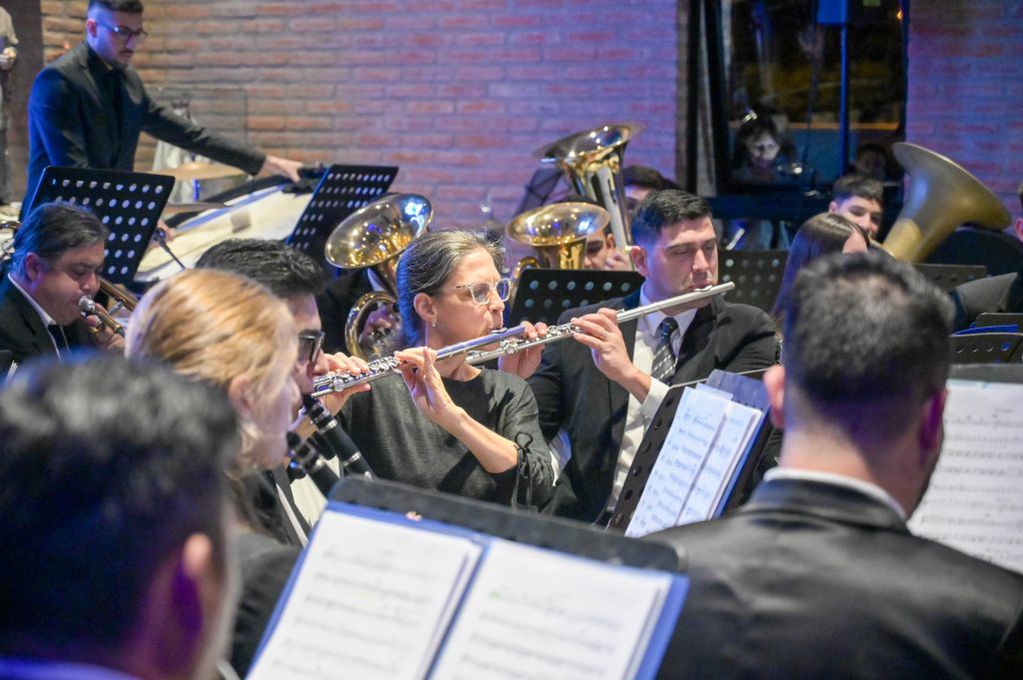 Banda Sinfónica Municipal Arroyito se presentó en la Iglesia Cura Brochero