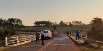 Accidente fatal sobre el arroyo Persiguero en Santa María