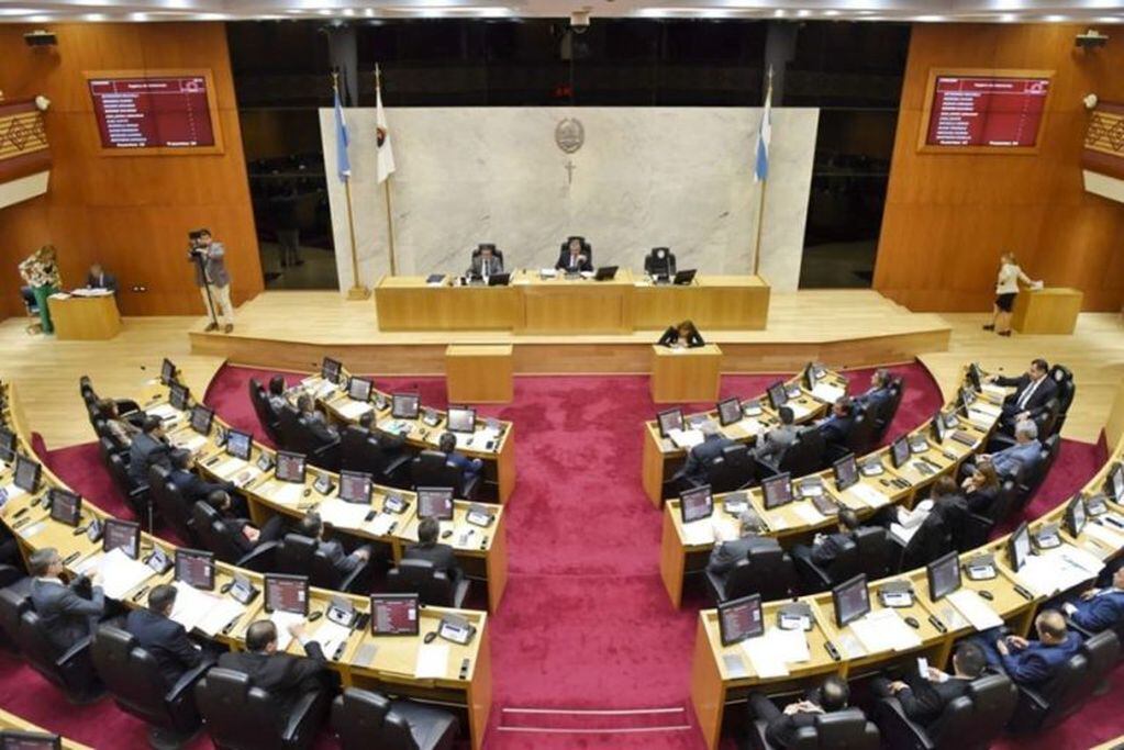 Sesión en la Honorable Legislatura de Tucumán.