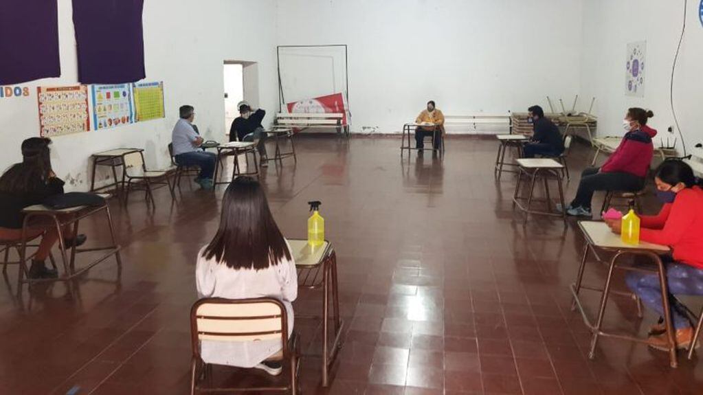En reunión del COE municipal de El Piquete se analizó el estado de situación sanitaria de la localidad.