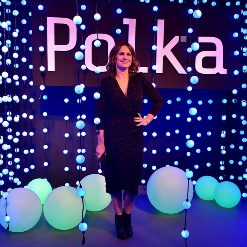Nancy Dupláa en la fiesta por los 25 años de Polka (Foto: Instagram/ duplaa_nancyok)