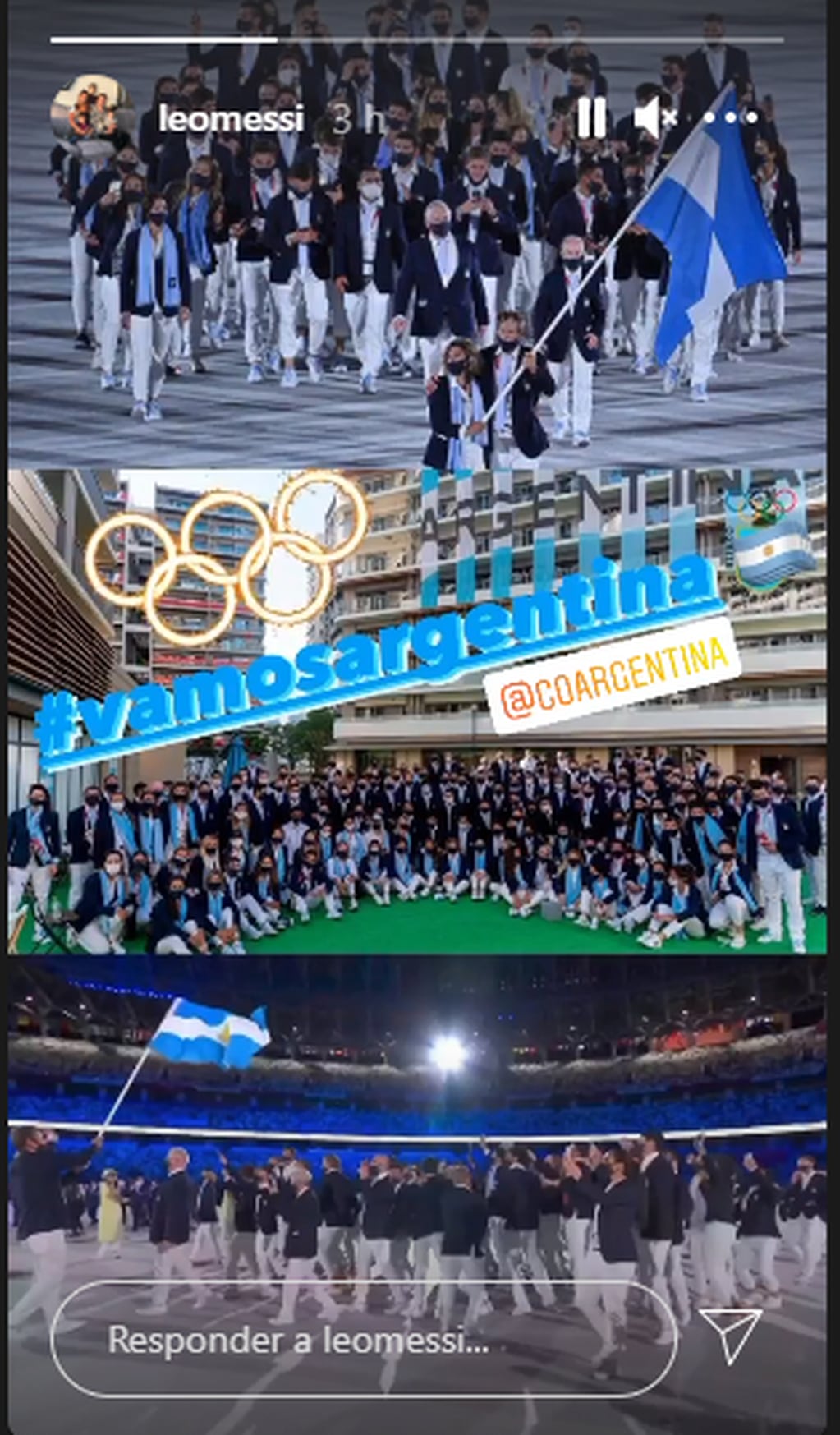 El apoyo de Leo Messi a los deportistas argentinos que se presentan en los Juegos Olímpicos