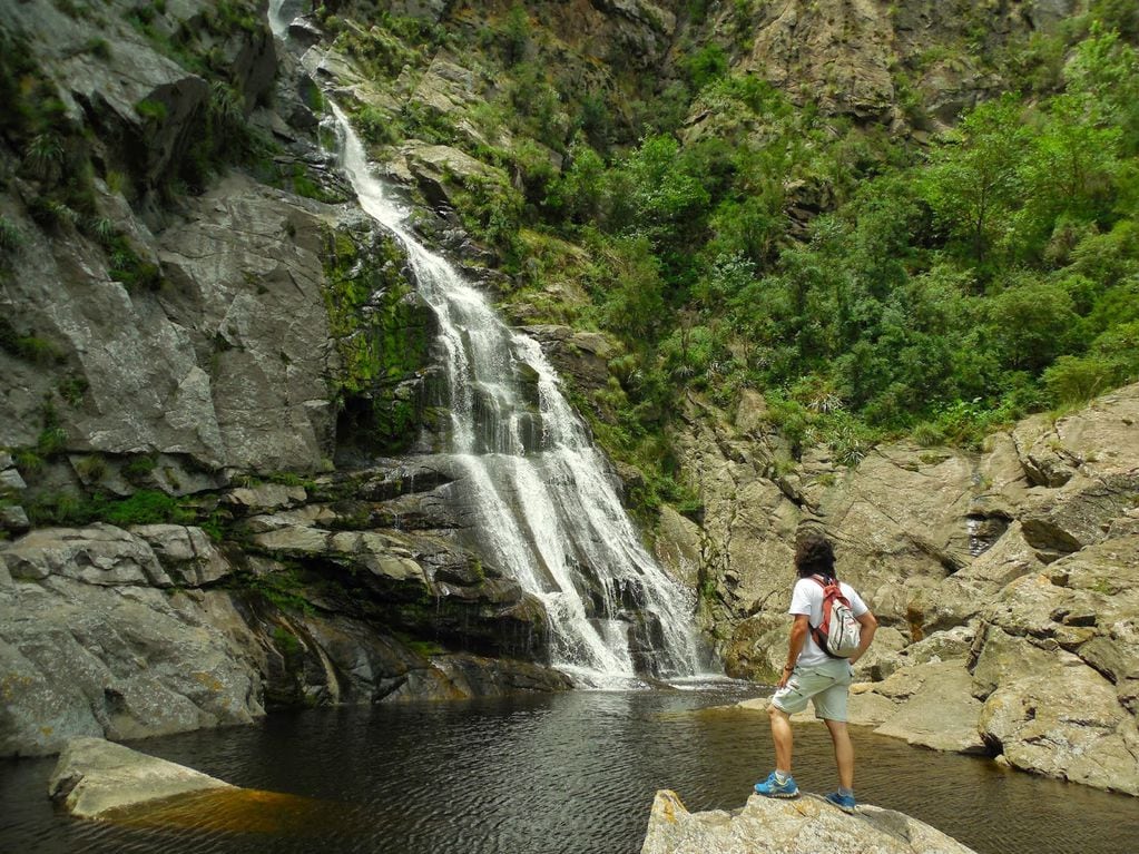 La cascada Los Chorrillos tiene 150 metros de altura. (Foto: Tanti Turismo)