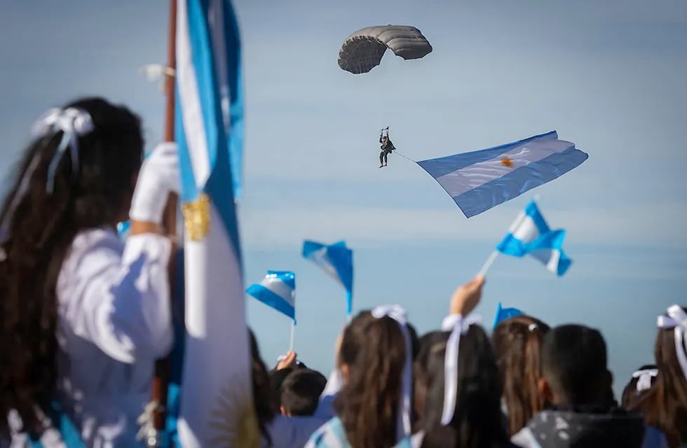 Acto por Día de la Bandera Nacional (Imagen ilustrativa: Los Andes - Ignacio Blanco)