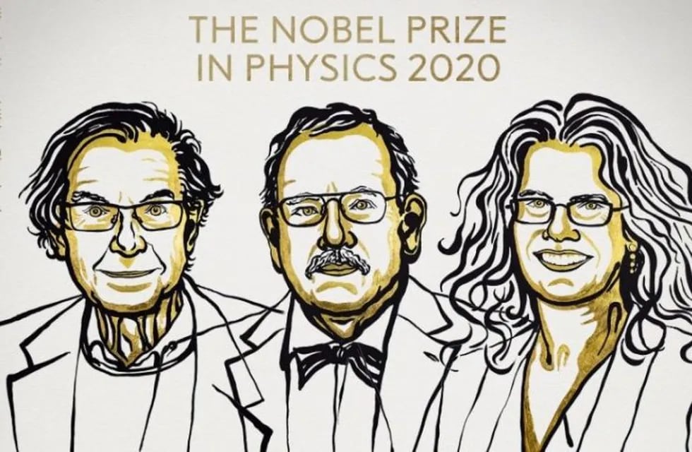 Ganadores del Nobel de Física 2020. (DPA)