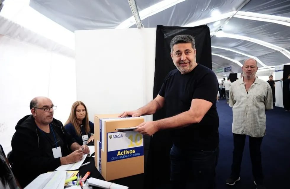 Elecciones en Boca. Angelici (Foto:Clarín)