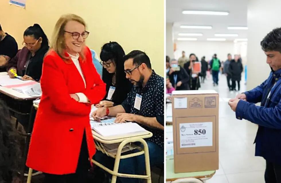 Tanto Alicia Kirchner como Claudio Vidal ya emitieron su voto en las elecciones nacionales.