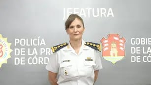 Liliana Rita Zárate Belletti,  jefa de la Policía.