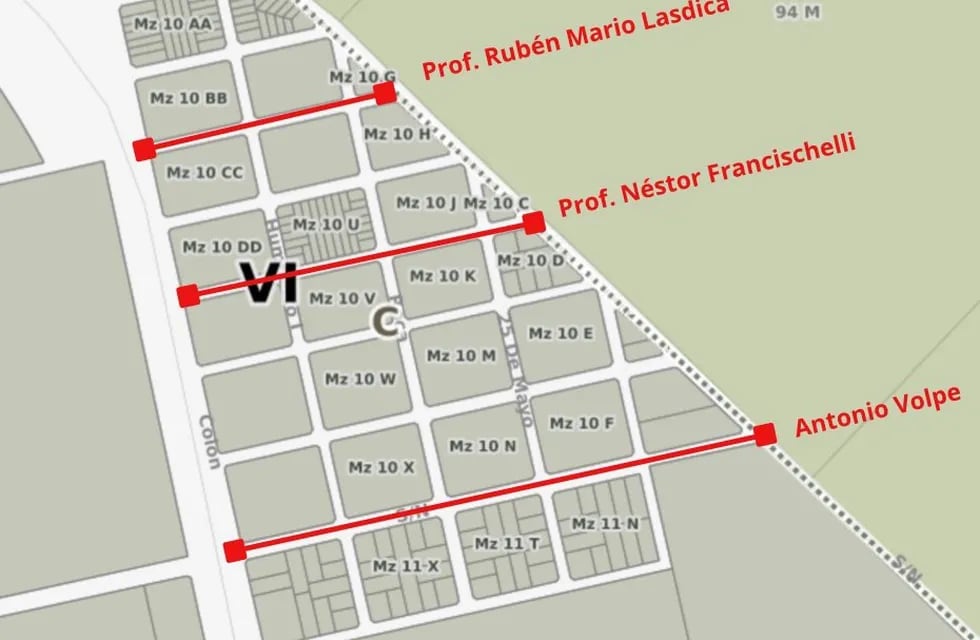 Tres calles del Barrio El Provenir tendrán nombres de rosaleños vinculados a la cultura.