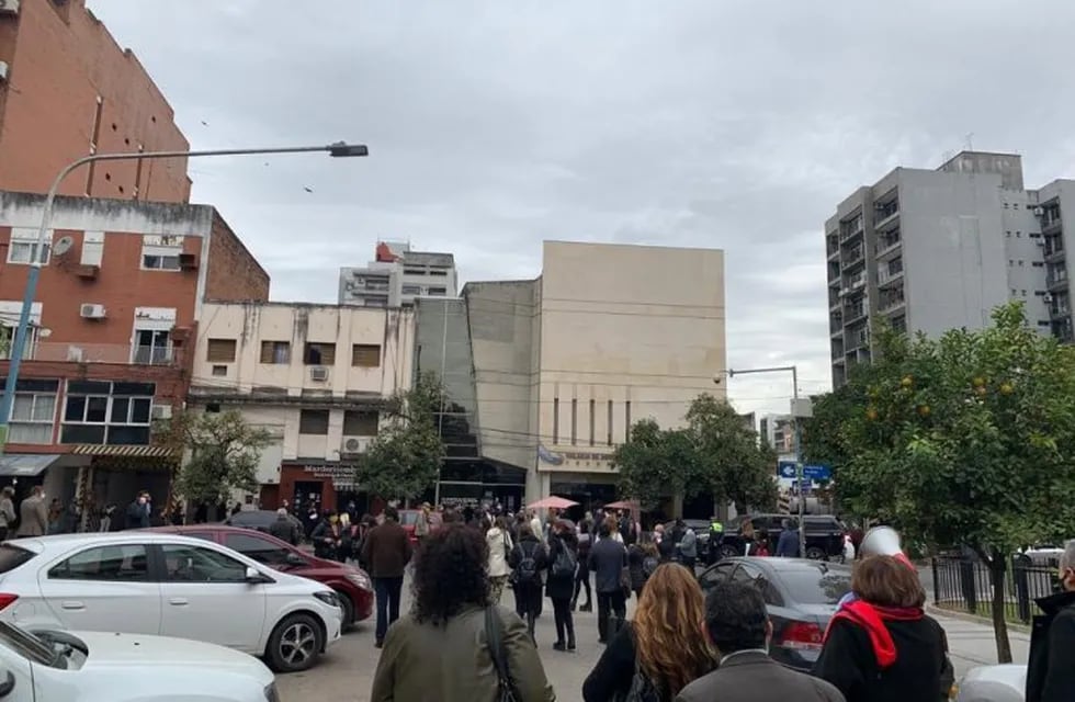 Protesta de abogados.