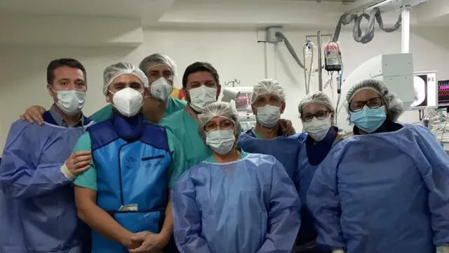 Profesionales del hospital Notti realizaron una compleja intervención quirúrgica.