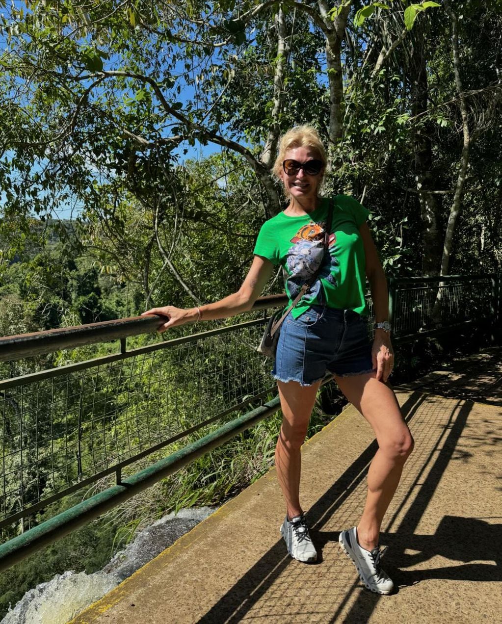El día que Yanina Latorre conoció las Cataratas del Iguazú