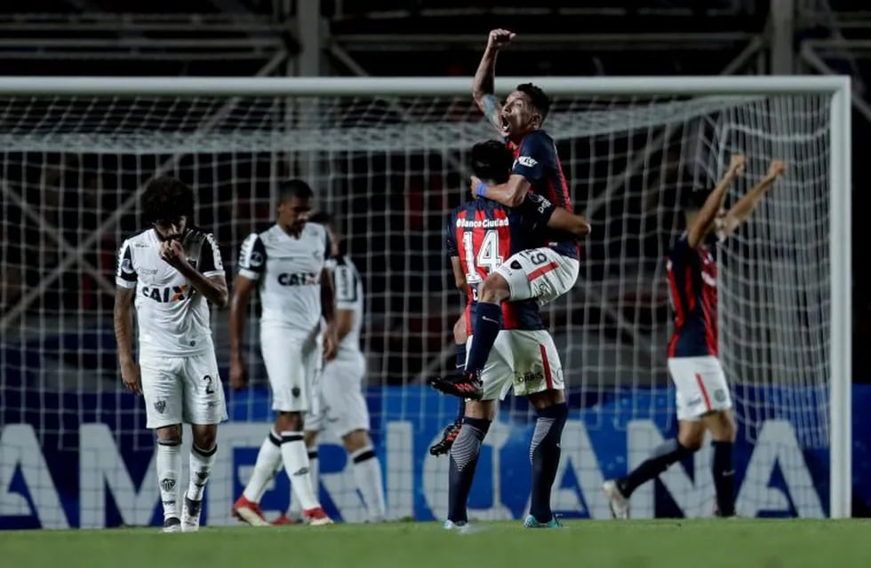 Copa Sudamericana: San Lorenzo derrotó 1-0 a Atlético Mineiro. (Foto: AP Photo/Natacha Pisarenko)