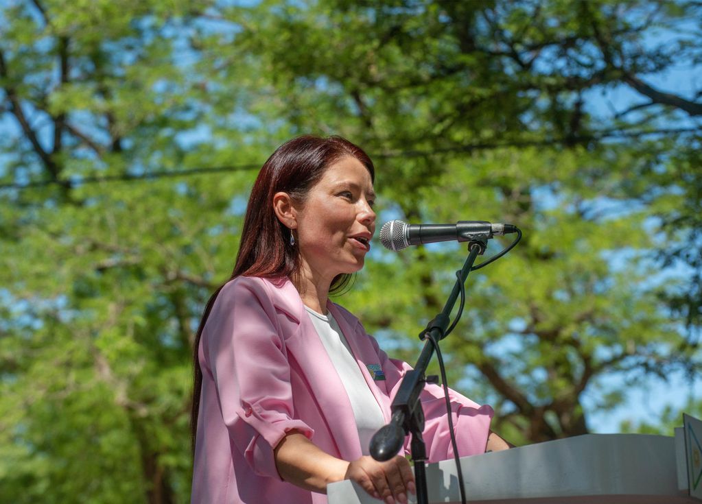 Natalia Contini, intendenta de Anisacate. (Prensa Municipio)