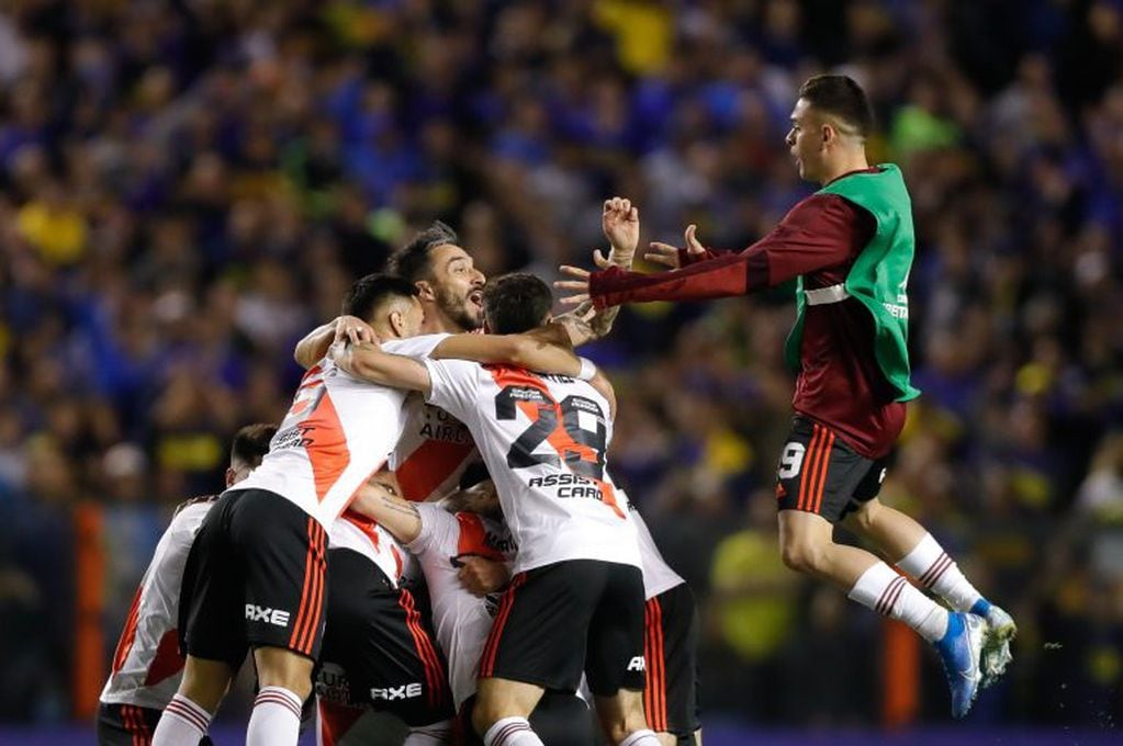 River perdió en 2019 por última vez en La Bombonera, pero avanzó a la final de la Copa Libertadores. EFE/ Juan Ignacio Roncoroni