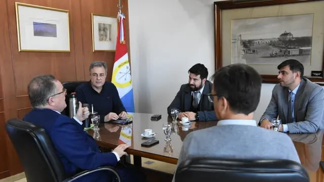 Jorge Lagna mantuvo un encuentro con el Intendente Luis Castellano