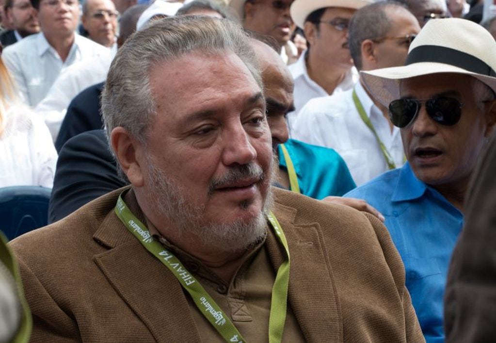(FILES) In this file photo taken on November 02, 2014 Fidel Castro Diaz-Balart, son of former Cuban president Fidel Castro, participates in the inauguration of the 32nd Havana International Fair (FIHAV). 
Fidel Castro's eldest son committed suicide: Cuba state media on February 1, 2018. / AFP PHOTO / Adalberto ROQUE