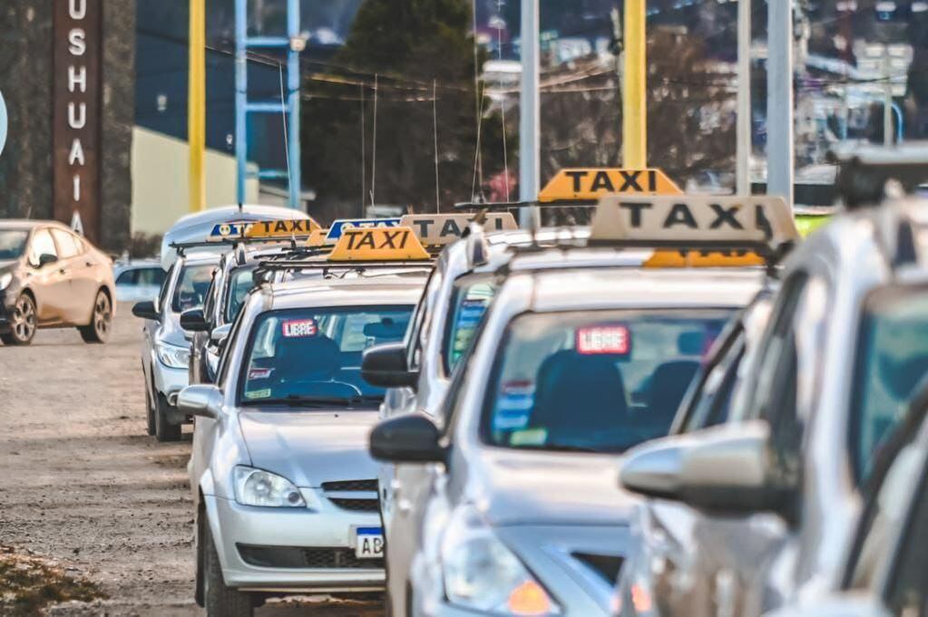 Ushuaia: control de documentación de los taxis y la calibración de los taxímetros