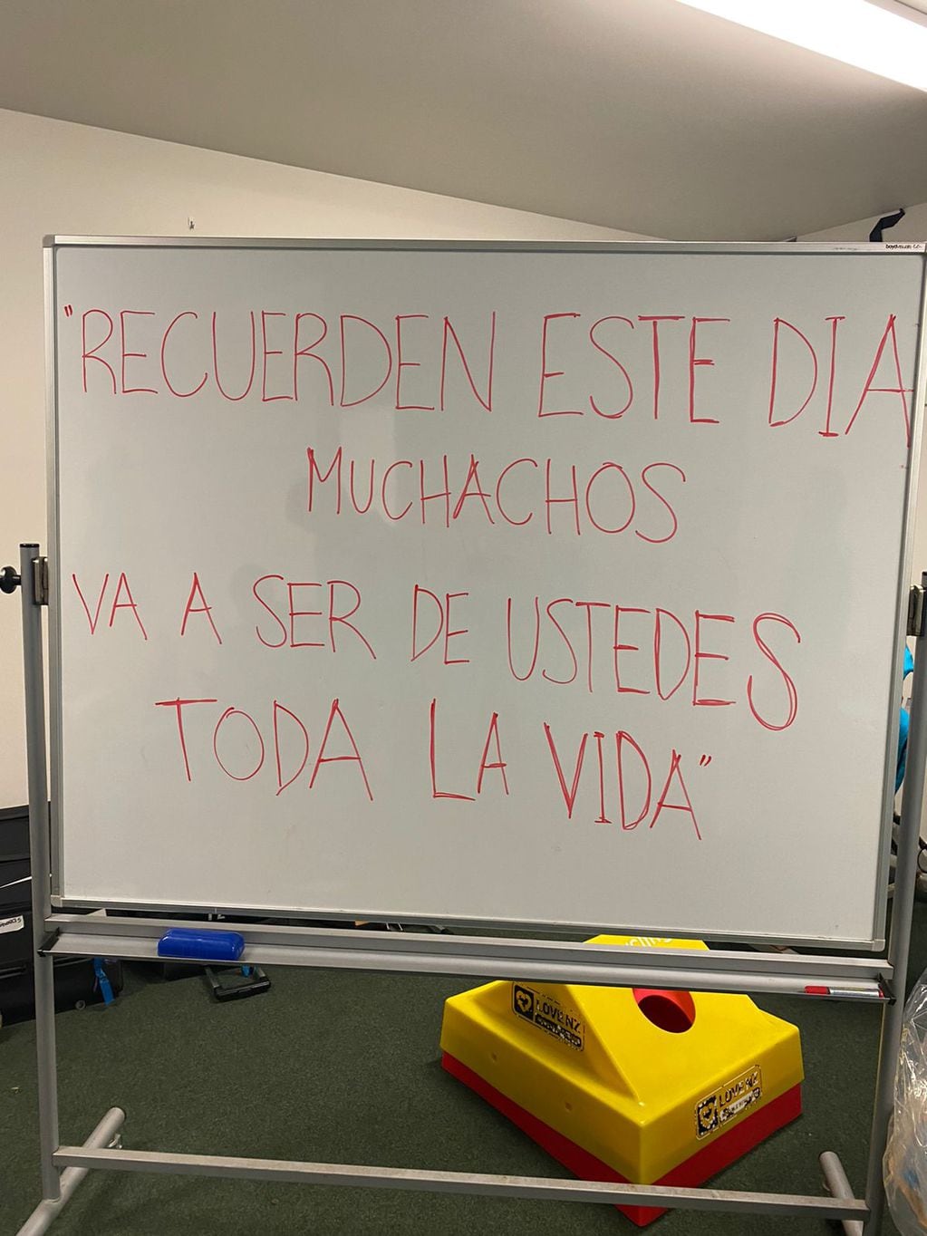 La frase motivacional de Los Pumas en la previa a la victoria histórica.