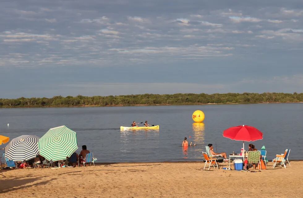 Las playas entrerrianas fueron uno de los principales atractivos
