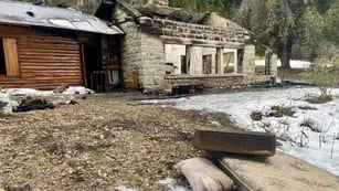 La cabaña atacada por mapuches en Villa Mascardi