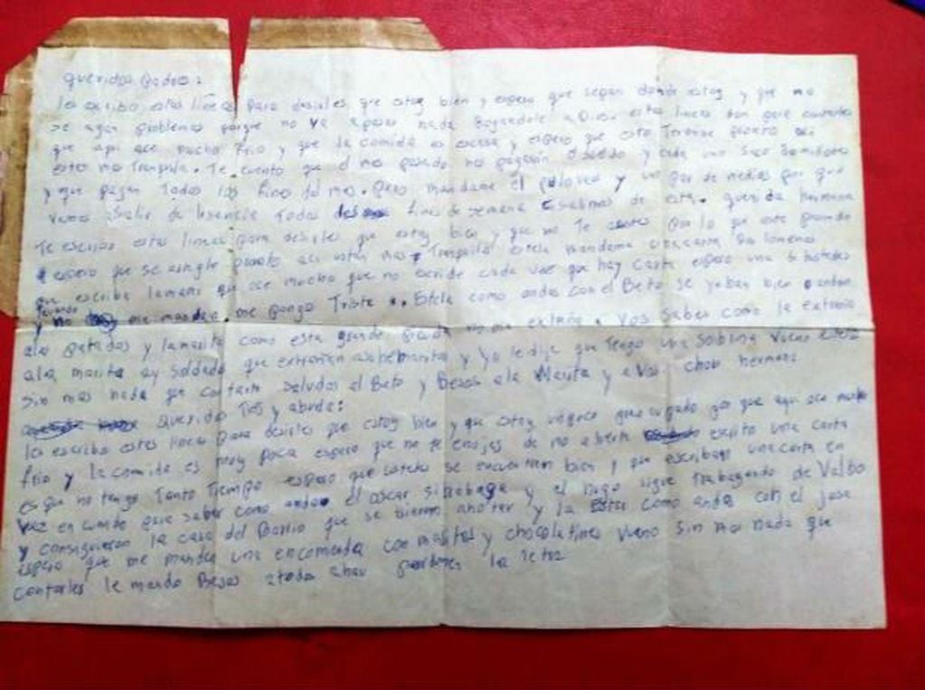 La carta del soldado caído en Malvinas que llegó a manos de su madre 37 años después.