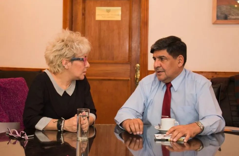 Vicegobernador con  DG María José Calderón