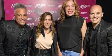 Soledad y Lizy Tagliani visitaron América Show, este "finde XXL" en Carlos Paz.