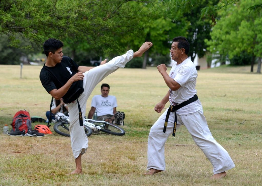 En el karate es muy importante la coordinación y la concentración. 