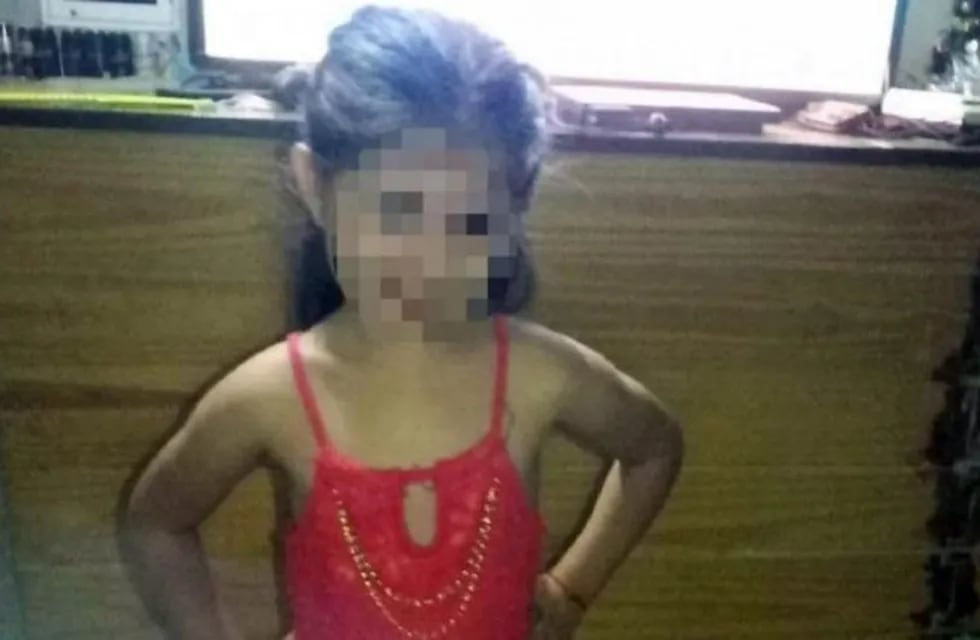 Maite, la nena de 5 años que fue alcanzada por una bala perdida en Merlo y corre peligro de muerte.