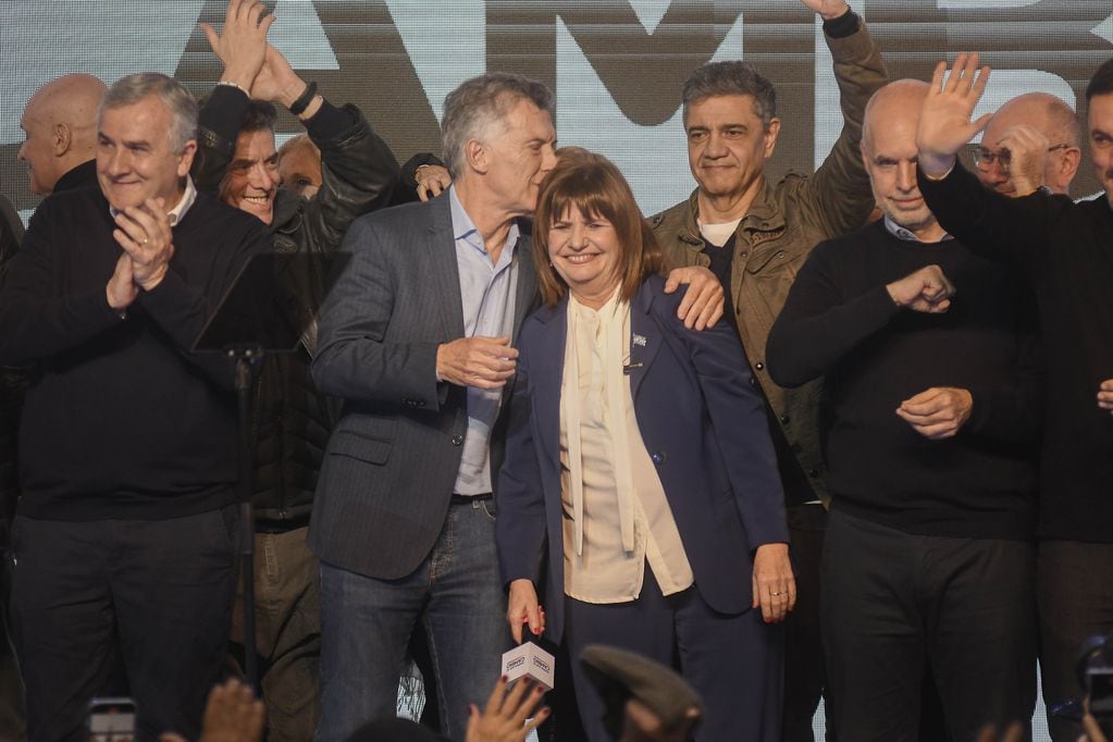 Patricia Bullrich y Mauricio Macri. Foto: Federico Lopez Claro