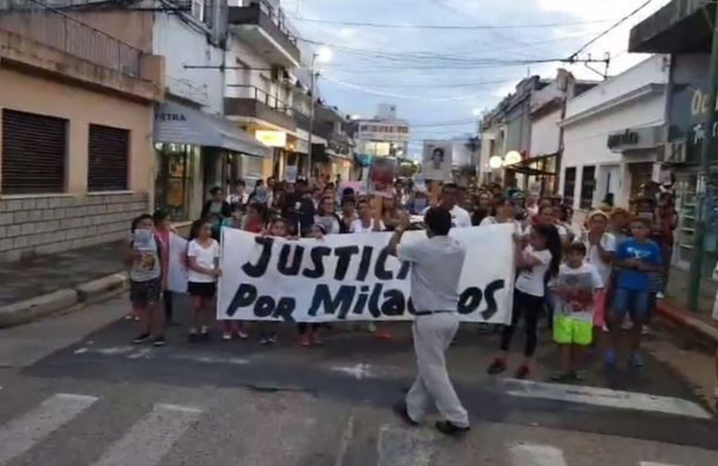 Marcha por Milagros en Gualeguaychú
Crédito: Redes