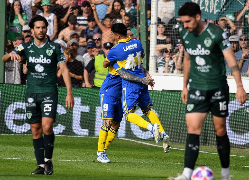 Boca le ganó a Sarmiento con gol de Luca Langoni. (Fotobaires)