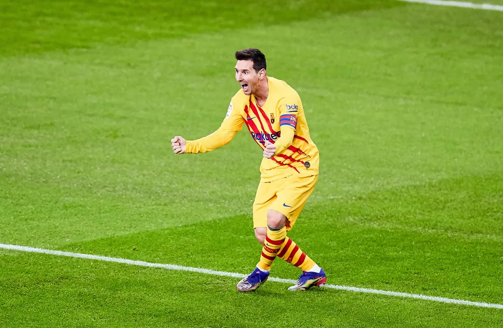 Leo Messi, autor de dos goles en la gran final de la Copa del Rey. (Foto: Gentileza)