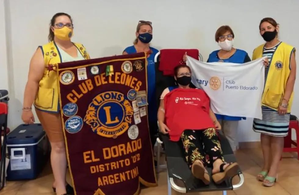 Exitosa jornada de donación de sangre en Eldorado.