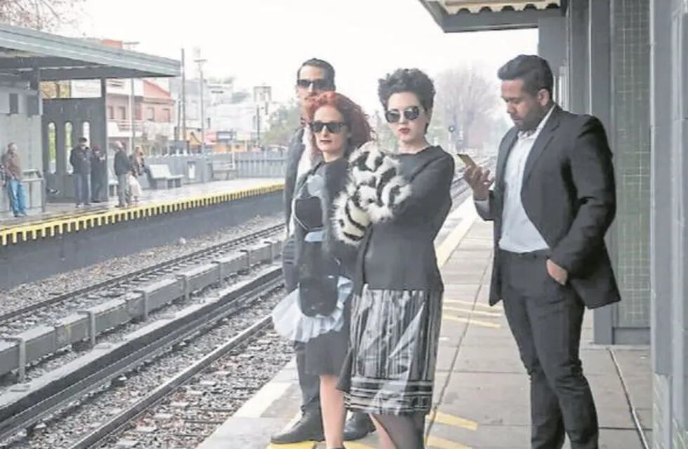 Ópera en la estación del ferrocarril Urquiza.