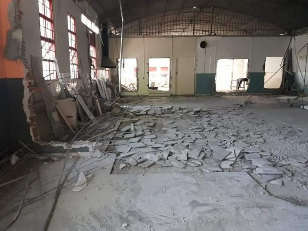 Otra parte de las instalaciones de la escuela a fines del 2019.