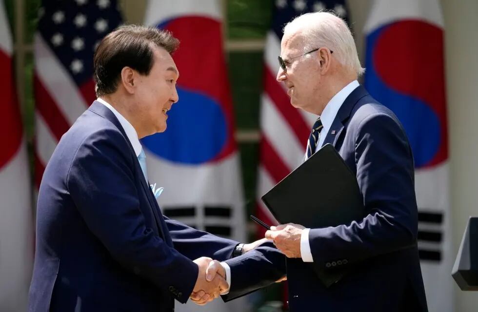 Joe Biden se reunió con Corea del Sur y Japón