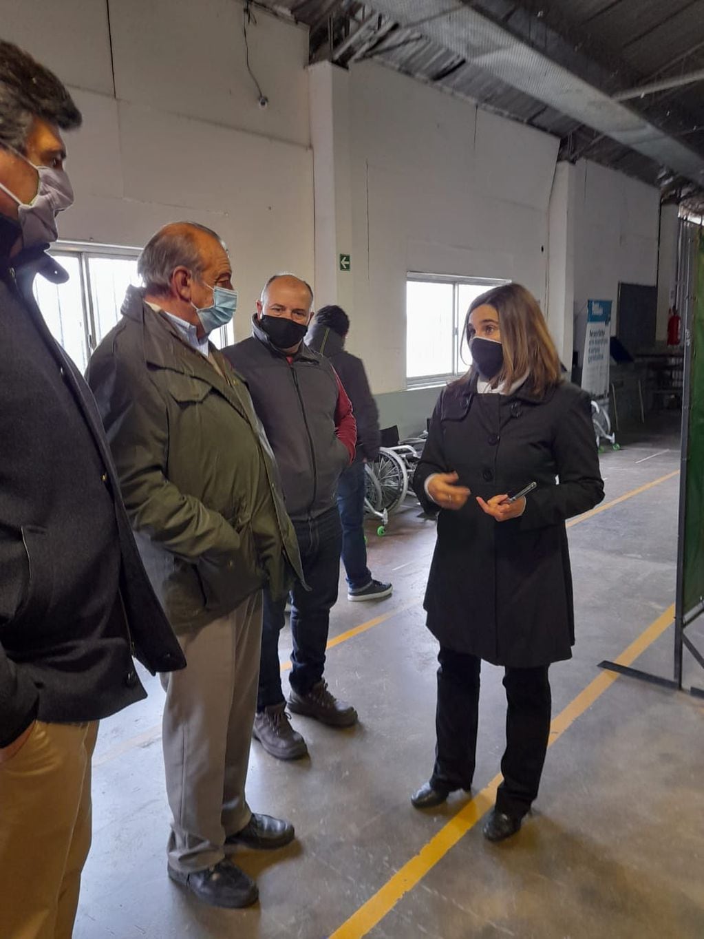 Visita del Intendente Carlos Sánchez al Parque Industrial de Bahía Blanca