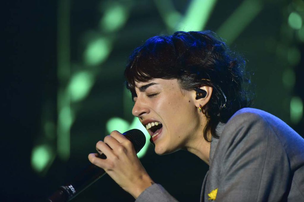 Zoe Gotusso en la	Plaza de la música (Facundo Luque / La Voz)