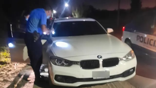 El auto secuestrado. (Policía)