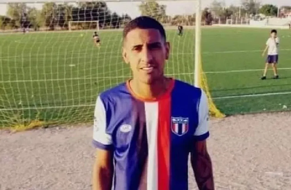 Daniel "El Negro" Garro, jugador de EFI Juniors de San Luis que se encuentra internado tras una agresión en un partido.